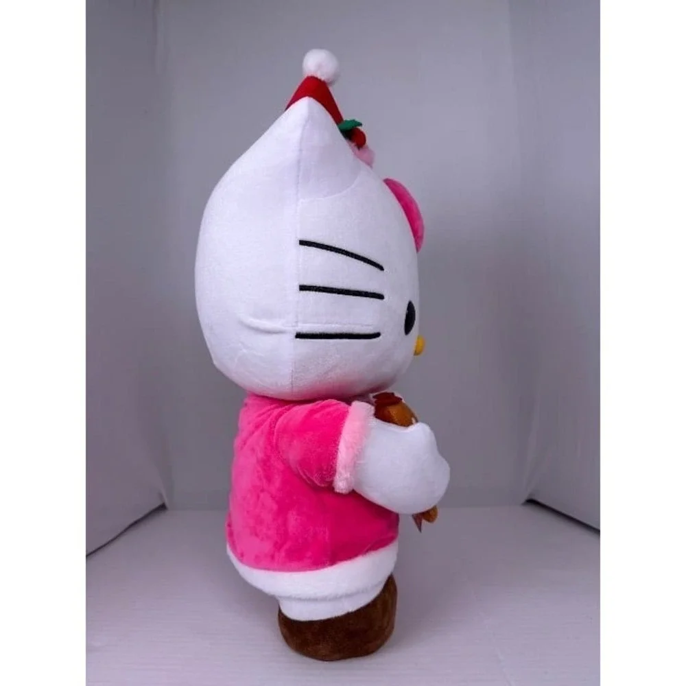 NWT -‎ Hello Kitty holding Gingerbread Cookie Christmas Greeter-CVS 2025